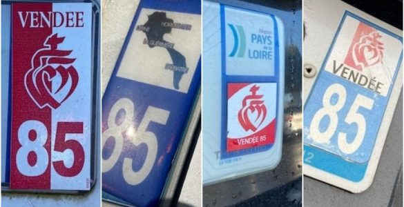 Les Vendéens vont devoir retirer le coeur rouge et blanc de leurs plaques d'immatriculations