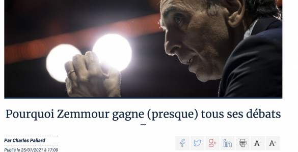 Il ne faut jamais débattre avec l’extrême-droite