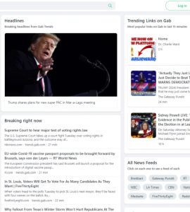 Le réseau social Gab, prisé des ultraconservateurs américains, a été piraté et ses données volées