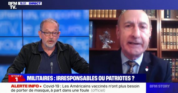 Tribune de militaires: vif échange entre le général Antoine Martinez et le journaliste Thomas Legrand