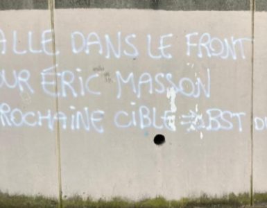 Lyon : un tag ciblant Eric Masson et la police du 8e arrondissement retrouvé ce lundi