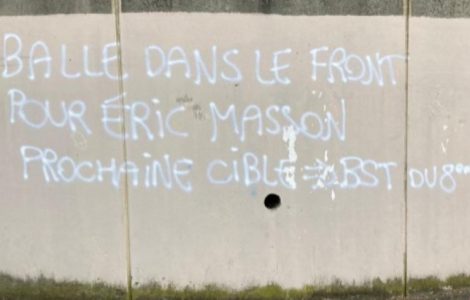 Lyon : un tag ciblant Eric Masson et la police du 8e arrondissement retrouvé ce lundi