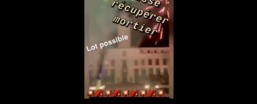 Villeurbanne : ils tournent un clip de promotion du mortier en tirant vers la mairie et le commissariat