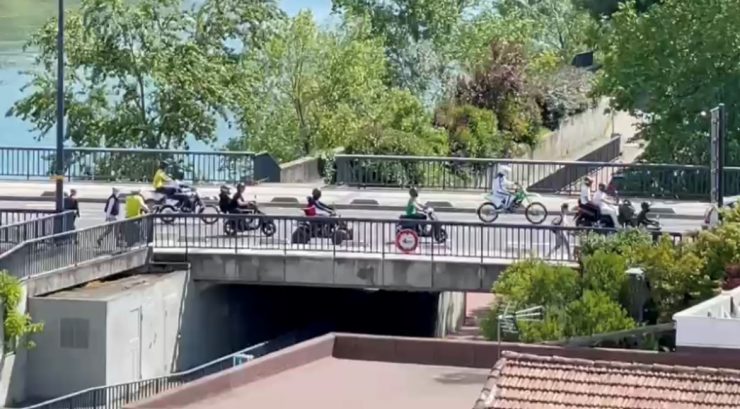 VIDEO. Plus d'une centaine de motos et de quads dans les rues de Toulouse pour un rodéo sauvage