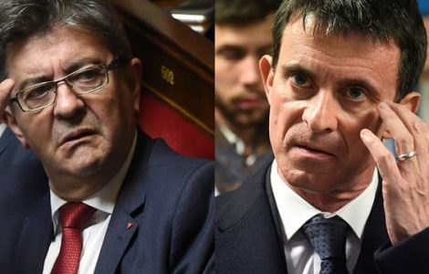 Valls appelle à ne pas voter pour une liste d'union avec LFI, Mélenchon dénonce du "post-franquisme"