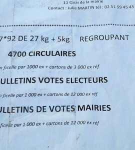 À l’Ile-d’Yeu, les déboires des documents de la campagne du Rassemblement national
