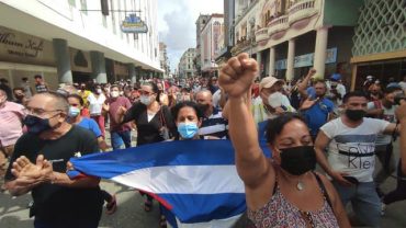 Protesta publica en Cuba 2023