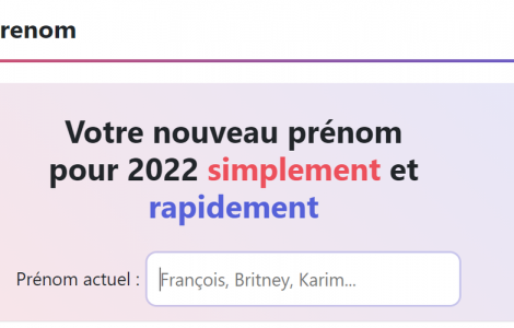 Zemmour veut des prénoms "français" : le site humoristique "Vite mon prénom" vous propose de découvrir lequel vous correspond