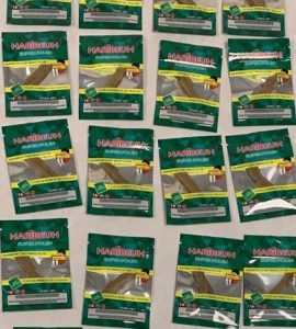 Des sachets de "Haribeuh" saisis lors d'une opération anti-drogue dans le Vaucluse