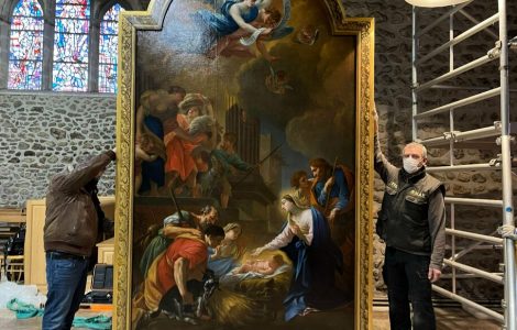 «On pensait que c’était une croûte» : une toile de maître découverte dans une église d’Évry-Courcouronnes ?