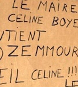 Des tags et des inscriptions injurieuses à Vindrac-Alayrac suite au soutien de la maire en faveur d'Eric Zemmour