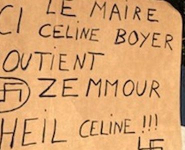 Des tags et des inscriptions injurieuses à Vindrac-Alayrac suite au soutien de la maire en faveur d'Eric Zemmour