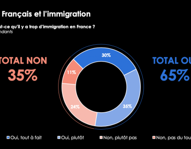 Sondage : 65 % des Français estiment qu’il y a trop d’immigration en France