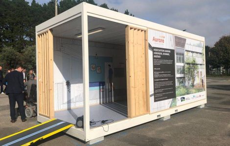 Nantes : Une centaine de studios pour réfugiés et jeunes actifs vont pousser en neuf jours