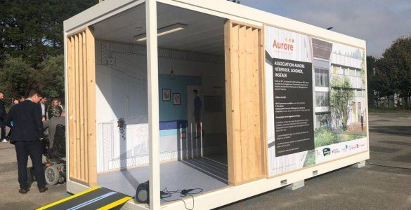 Nantes : Une centaine de studios pour réfugiés et jeunes actifs vont pousser en neuf jours