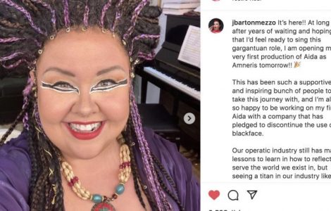 La mezzo Jamie Barton présente ses excuses pour avoir porté des tresses africaines dans Aida