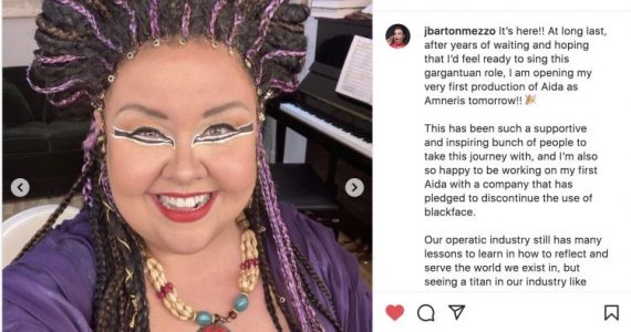 La mezzo Jamie Barton présente ses excuses pour avoir porté des tresses africaines dans Aida