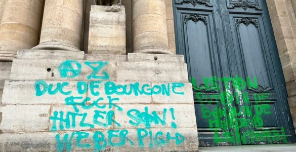 Paris : l’église Saint-Roch taguée par des anarchistes