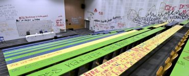 "Shoot Zemmour, bordélisons le pays, feu aux prisons" : le grand amphi de la fac du Mirail intégralement vandalisé