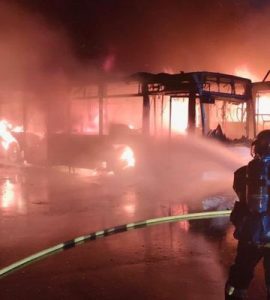 Plusieurs bus en feu dans un dépôt de Frontignan, "des actes de vandalisme inacceptables" pour le préfet de l'Hérault