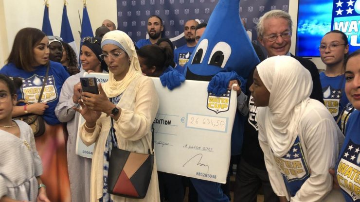 À Compiègne, les dons de la Water Cup sont destinés à une ONG musulmane
