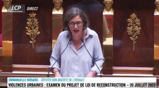 Emmanuelle Ménard évoque des « Français de papier », la gauche scandalisée