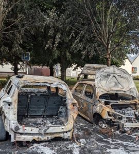 Violences urbaines : la voiture du maire de Lucé incendiée
