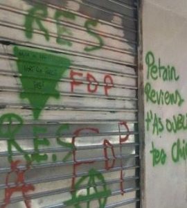 Le RN des Bouches-du-Rhône porte plainte après la dégradation du siège de sa fédération à Marseille