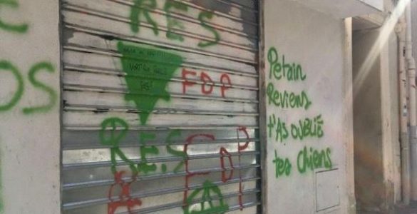 Le RN des Bouches-du-Rhône porte plainte après la dégradation du siège de sa fédération à Marseille