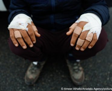Près de Calais, une rixe implique une centaine de migrants