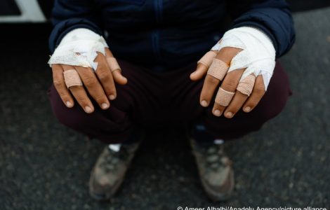 Près de Calais, une rixe implique une centaine de migrants