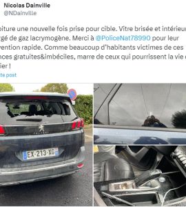 Vitres brisées, gaz lacrymogène... La voiture du maire de La Verrière prise pour cible dans les Yvelines