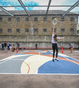 Le premier terrain de tennis de France en prison installé à la maison d'arrêt de Limoges