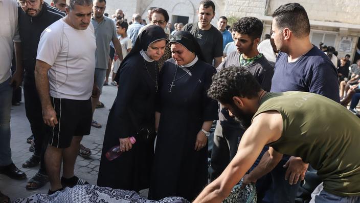 Guerre Israël-Hamas: les derniers chrétiens de Gaza victimes des bombardements israéliens