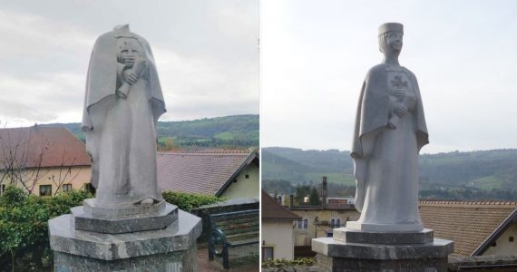 Savoie : la statue de Béatrice de Savoie décapitée aux Échelles, une enquête ouverte