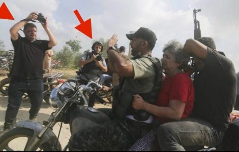 Des journalistes free lance de CNN, AP et Reuters photographient le Hamas le matin du 7 octobre