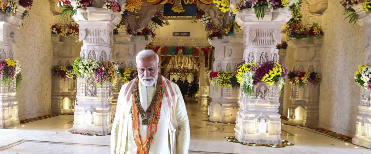 Inde : inauguration d'un temple hindou construit sur les vestiges d'une mosquée