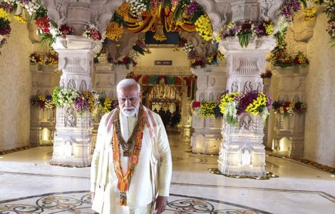 Inde : inauguration d'un temple hindou construit sur les vestiges d'une mosquée