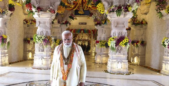 Inde : inauguration d'un temple hindou construit sur les vestiges d'une mosquée