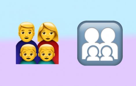 Pourquoi les émojis famille sont remplacés par des silhouettes neutres sur iPhone ?