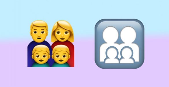 Pourquoi les émojis famille sont remplacés par des silhouettes neutres sur iPhone ?