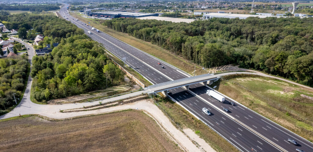 Panique sur l'A10 drapeaux au vent, des Tchétchènes