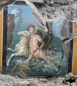 Pompéi : de splendides fresques découvertes lors de travaux de restauration et de fouilles