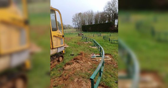 Dordogne : une mini pelle volée en pleine nuit au Jacquou Parc