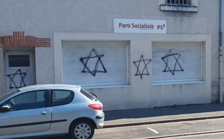 Loir-et-Cher : le Parti socialiste va déposer plainte après l’inscription de tags antisémites sur sa permanence