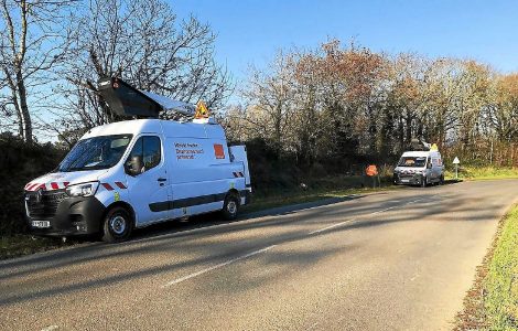 Dans le pays de Concarneau, les vols de câbles en cuivre se multiplient, plus de 2 000 foyers et entreprises privés de téléphone et d’internet