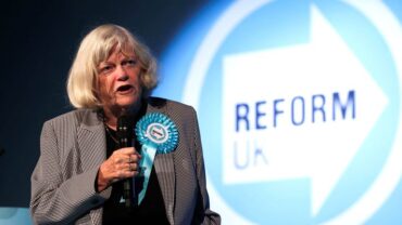 Ann Widdecombe, ancienne ministre britannique et porte-parole de Reform UK (photo Sky News, archives)