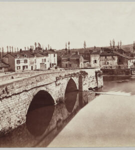 Périgueux : le pont de Tournepiche, vue d’amont