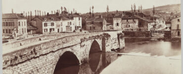 Périgueux : le pont de Tournepiche, vue d’amont