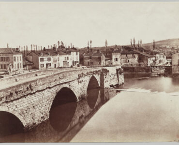 Périgueux : le pont de Tournepiche, vue d’amont